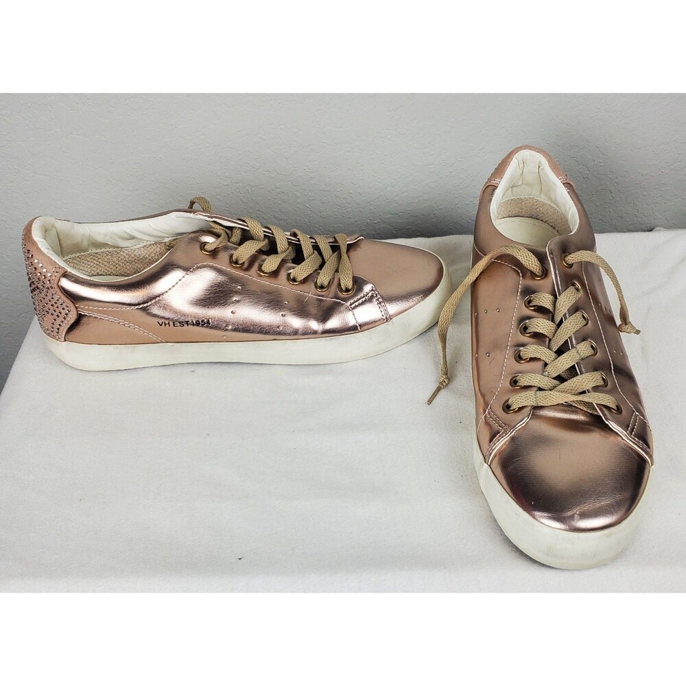 Vintage Havana Women's Size 8 Stars Rose Gold Casual Sneakers Shoes